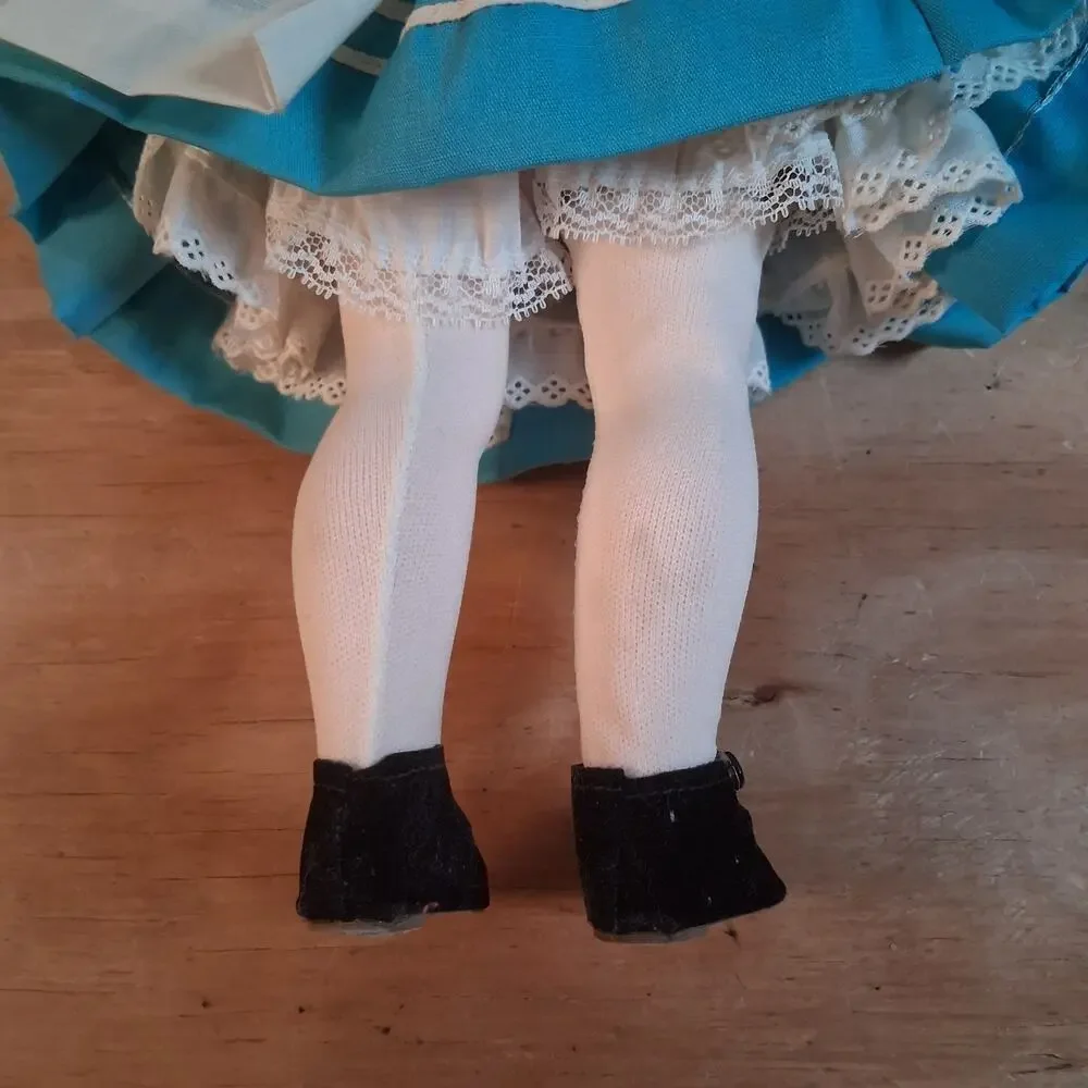 Madame Alexander Alice in Wonderland Doll Blue Dress Vintage 14 inch Toy Doll